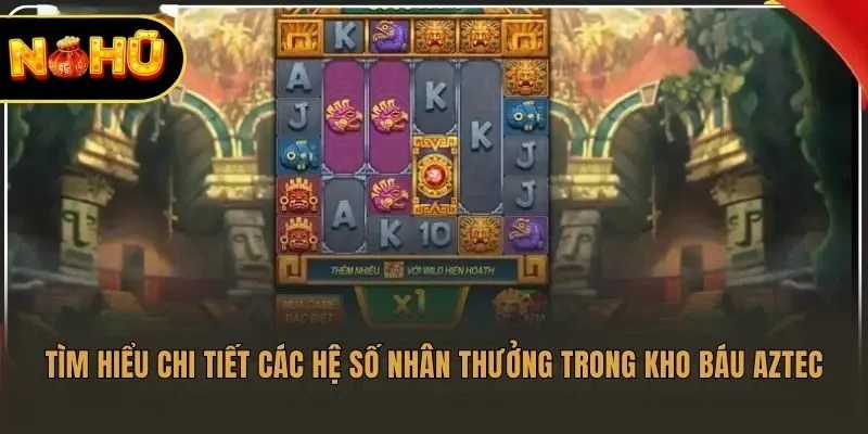 Tìm hiểu chi tiết các hệ số nhân thưởng trong Kho Báu Aztec